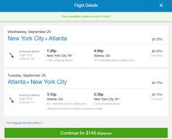 Atlanta to new york bus tickets at low prices. The Shorthaul American 146 New York Atlanta And Vice Versa Roundtrip Including All Taxes The Flight Deal