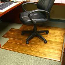 bamboo office chair mat home office chairs office chair mat farmhouse table chairs