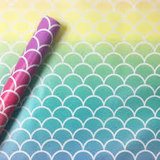 50% wood pulp+ 50% straw pulp available grammage: Mermaid Scales Paper Gift Wrapping Paper Spritz Target