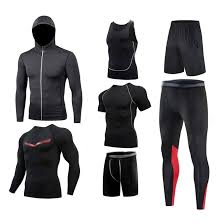 JJZXD Sports Suit Mens Running Sets Breathable Jogging Underwear Tights  Sportswear Yoga Gym Fitness Tracksuit Clothes (Color : C, Size : XXX-Large)  : Amazon.co.uk: Fashion