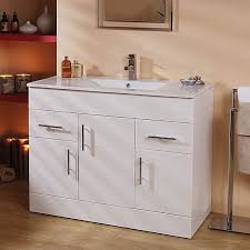 This single vanity comes in four classic colors and boasts a solid carrara marble top and ceramic sink. Modern Contemporary Bathroom Vanity Units Novocom Top