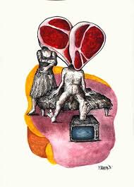 Net als zijn schilderijen (zie lijst van schilderijen van jheronimus bosch). Do You Love Meat Like I Love You Tekening Door Patrick Jannin Artmajeur