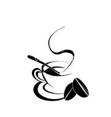 Coffee Cup Silhouette Vector Karya Seni Kopi Cangkir Kopi Desain Grafis