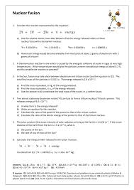 Before the nuclear age, uranium was thought to be the end of the periodic table, but in the last 70 years, scientists have left nature behind and created 26 new elements. Nuclear Reaction Worksheet Answers Promotiontablecovers