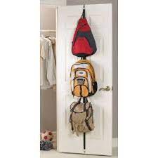 Backpack Hanger For The Back Of The Front Door Backpack Storage Backpacks Rack Kids Backpack Storage