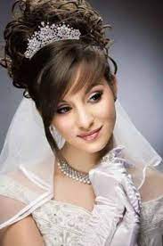 Bridal hairstyle for long and medium hair. Western Eastern Haircuts Hair Color New Fashion Trends 2017 Wedding Hairstyles Headband Hairstyles Hairstyle For Wedding Day