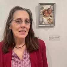 MORE pictures from the reception! Sunday, April 23rd at Watchung Arts  Center! 18 Stirling Rd. Watchung, NJ Pictured: Joan Sonnenfeld, Josephine  Barreiro, Maria Estrela, Nannette Reynolds Beachner, Robert Kosinski,  Santiago Cohen, and