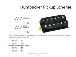 I've also drawn a wiring layout diagram here: Series Parallel Wiring Diagram For 4 Conductor Humbucker Pickups