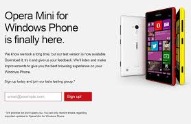 Here are some similar wallpapers to the ones he did the other day, but i would wager raise the bar on minimalism. Opera Mini Browser Taking Sign Ups To Beta Test Windows Phone Version Windows Central