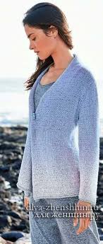 вязание спицами для женщин модные модели 2015 года с описанием Zhaket Spicami S Opisaniem Modeli Uzor Kardigana Odezhda