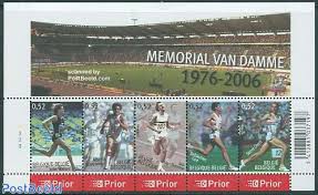 The meeting was named after the belgian athlete ivo van damme who died tragically in 1976. Stamp 2006 Belgium Memorial Van Damme 5v M S 2006 Collecting Stamps Postbeeld Online Stamp Shop Collecting