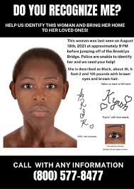 Who Is the Brooklyn Bridge Jane Doe? [WARNING: POST MORTEM PHOTOS, NOT  GRAPHIC] : r/gratefuldoe