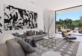 Luxury All Grey Modern Style Monochromatic Living Room Decor Monochromatic Living Room Monochromatic Living Room Decor Elegant Apartment Decor