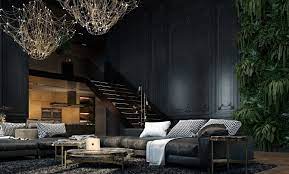 Maybe you would like to learn more about one of these? Decorating Living Room Walls With A Shade Of Dark Colour Ideas Apartment Interior Design Dark Living Rooms Luxury Interior