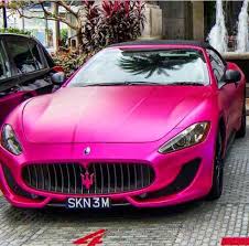 Pink Matte Maserati Posh Cars Sports Cars Luxury Pink Car