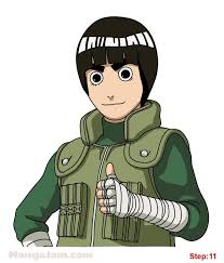 How To Draw Rock Lee From Naruto Mangajam Com In 2020 Rock Lee Rock Lee Naruto Naruto Drawings