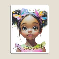 Big Forehead Girl Magnets for Sale