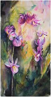 Floral watercolor painting red art positano bella painting by roberto gagliardi. The Fun Of Painting Flowers Angela Fehr Watercolour