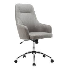 comfy height adjustable rolling office desk chair gray techni mobili in 2021 desk chair comfy office desk chair high back office chair
