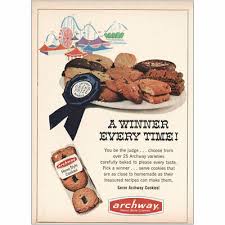 Roll your log inside of a piece of parchment paper or wax paper to smooth it out. 1966 Archway Cookies Winner Every Time Vintage Print Ad Ebay