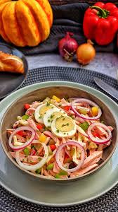 Wurstsalat Mit Kase Einfach Und Lecker Instakoch De Wurst Kase Salat Wurstsalat Wurstsalat Rezept