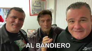 Freddy The Fireman Freddy Tenore with Jumpin Gennaro Michael DeGennaro with  Legendary Actor and Disc Jockey Al Bandiero Getting ready for Pizza Bowl 4  this Saturday at Redds in Carlstadt, NJ