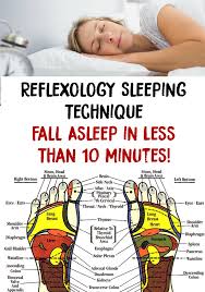Reflexology Sleeping Technique Fall Asleep In Less Than 10 Minutes How To Fall Asleep Reflexology Reflexology Techniques