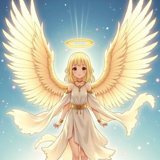 Download Divine Anime Angel Image - Angel, Anime, Ethereal | StockCake