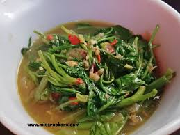 Cendawan goreng tepung kruk krap kruk krap. Sayur Kangkung Goreng Belacan Ceritera Si Gadis Biru