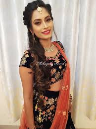 Our Pretty Client Looks Gorgeous For Her Sister S Wedding Hair And Makeup By Team Swank Indi Indian Wedding Hairstyles Indian Wedding Makeup Looking Gorgeous
