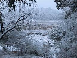 It was just tapering off when i got to the trailhead. Texas Hill Country Blanketed With Snow On Year S Last Day