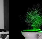 Toilets spew invisible aerosol plumes with every flush ...