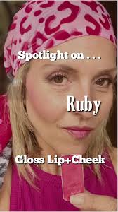 RUBY 💕 She is a beautiful gloss shade that can be worn lightly or build it  up to a deep rich jewel tone. #seintmakeup #seintlipandcheek  #seintcreammakeup
