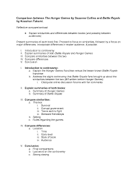 Sample Compare And Contrast Outline Wikihow Comparative Essay Example Compare And Contrast Thesis Statement Examples