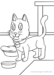 Hond en kat cartoon kleurplaat vector premium download. Geweldige Kleurplaat Kat Gratis Kleurplaten