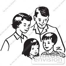 Happy Family Clipart Black And White Free Clipart Illustration Of Q68mec Clipart Jp Happy Family Clipart Family Clipart Black And White Clipart Black And White