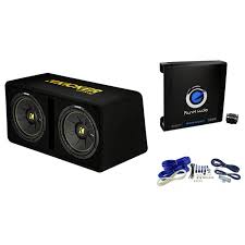 email protected,1m power 10 cu.ft. Kicker 10 1200w Subwoofer Enclosure Planet Audio Mono Amplifier W Wiring Kit Walmart Com Walmart Com