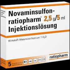 Novaminsulfon drug & pharmaceuticals active ingredients names and forms, pharmaceutical companies. Praparate Details Ratiopharm Gmbh