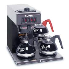 Bunn Vp17 3 Ss Pourover Commercial Coffee Brewer With Three Lower Warmers Stainless Steel