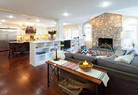 On the other hand, some designers are using half walls to add architectural interest, storage space and needed separation.so what about resale value? Half Walls Old Becoming New Again Kelly Bernier Designs