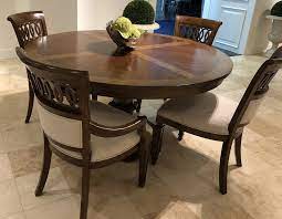 Find your perfect round table here, then buy online or in stores in sydney, melbourne, brisbane & across australia. Stanley Furniture Old Town 5pc 54 Round Dining Table Set In Barrister Will Ship In September 2021 By Dining Rooms Outlet