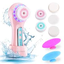 How often should you be cleaning your makeup brushes? Amazon Com Facial Cleansing Brush Face Scrubber Face Brush Electric Rechargeable Ipx7 Waterproof Face Cleansing Brush With 5 Brush Heads Facial Brush Use For Massaging Removing Blackhead And Exfoliating Beauty