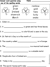 Patty's, these items—like guinness cups and shamrock tattoos—will help you celebrate st. Spelling And Writing Activities St Patrick S Day Crafts For Kids Enchanted Learning Software