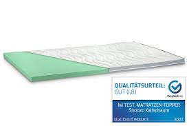 Die hohe qualität ist darüber hinaus an der matratzenhöhe zu erkennen: Snoozo Kaltschaum Topper Matratzenauflage H2 Snoozo Matratzen