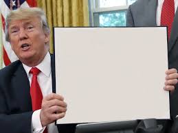 Trump Executive Order Blank Template Imgflip