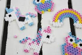Bügelperlen vorlage , sendung mit der maus buegelperlen vorlage | perler bead., bügelperlen vorlage von einem cupcake. Diy Bugelperlen Einhorn Und Eulen Kuhlschrankmagnete Selber Machen