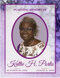 Kattie H Portis Obituary August 4, 2020