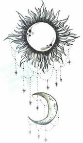 All depending on the tattoo enthusiast's choice. A0e0a006e350d9a7305839d06feb3ef1 Jpg 236 404 Sun Tattoos Star Tattoos Moon Tattoo