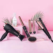 3 In 1 Dryer Flat Iron Set Hair Dryer Hair Tool Set Curling Wand Set