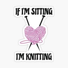 Find & download free graphic resources for knitting needles. Knitting Pun Stickers Redbubble